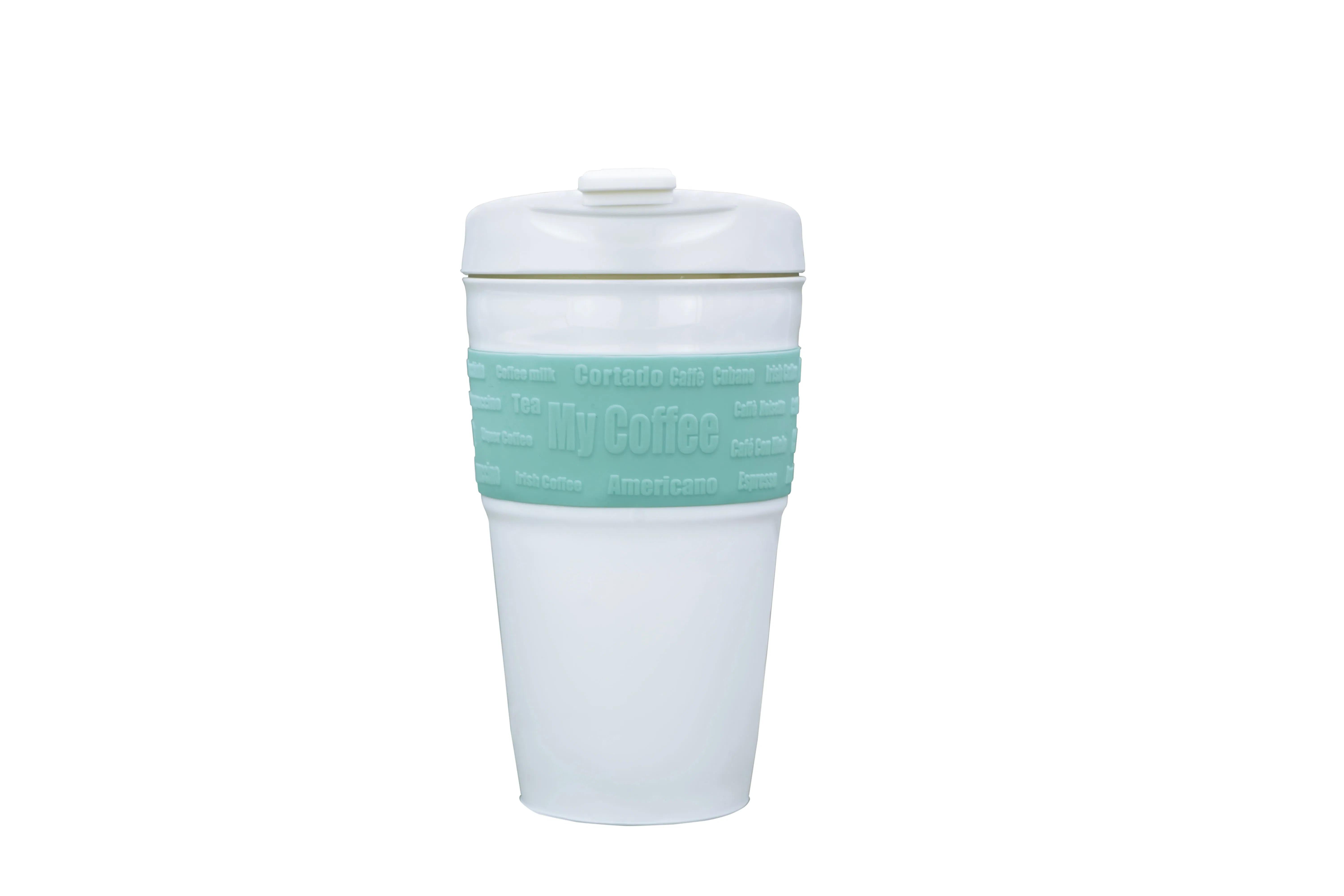Складная силиконовая кружка для кофе и чая, 12 oz