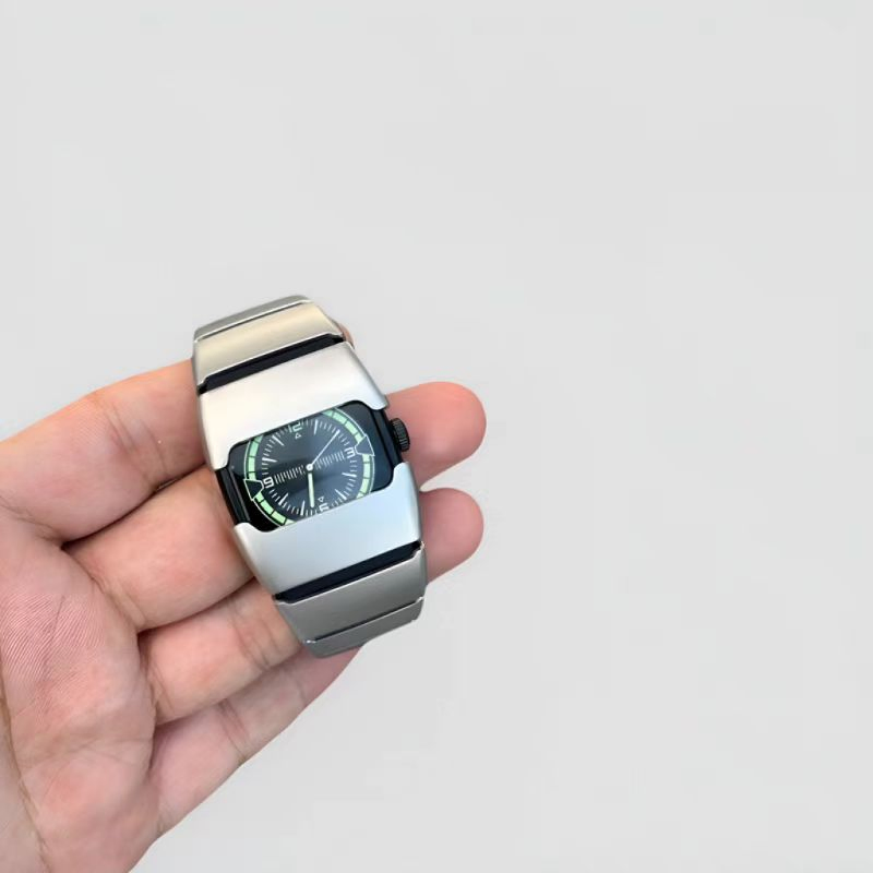 Y2 Fashion Square Quartz Watch Luminous Matte Couple Watch Customizable Logo