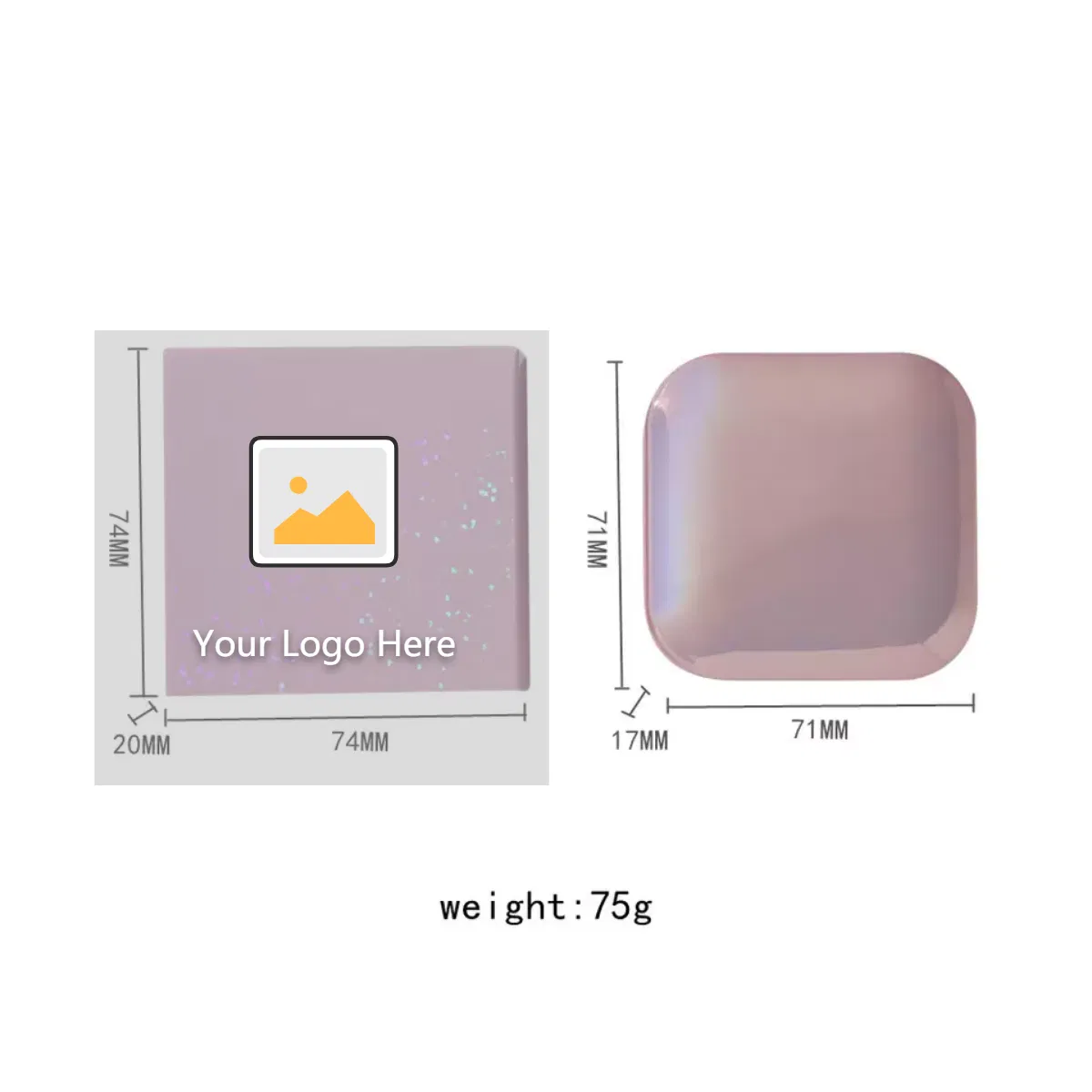 Hot Selling New Product Custom Gilr Women Waterproof Highlighter Wholesale Makeup Private Label Baked Highlighter