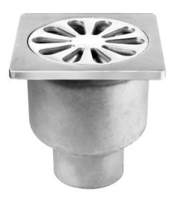 Morden Style Stainless Steel Bathroom Accessories Set Kitchen Floor Drain