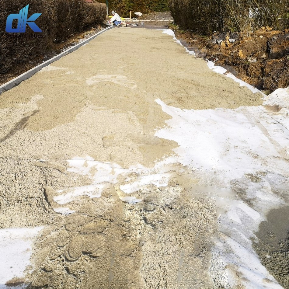 Black White High Strength and Durability PP/Pet Non-Woven Geotextile for Highway Railway Foundation