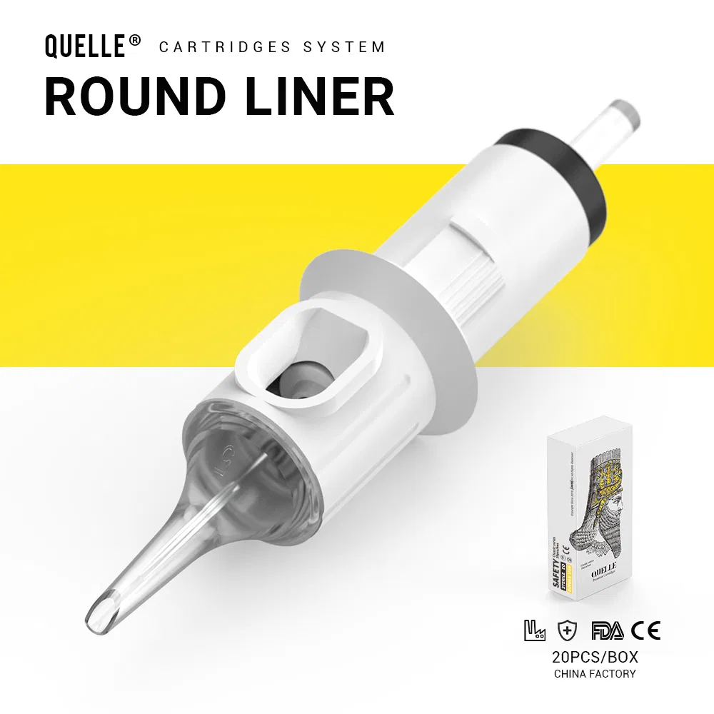 Solong Quelle 20 PCS OEM Disposable Membrane Premium White Tattoo Cartridge Needle