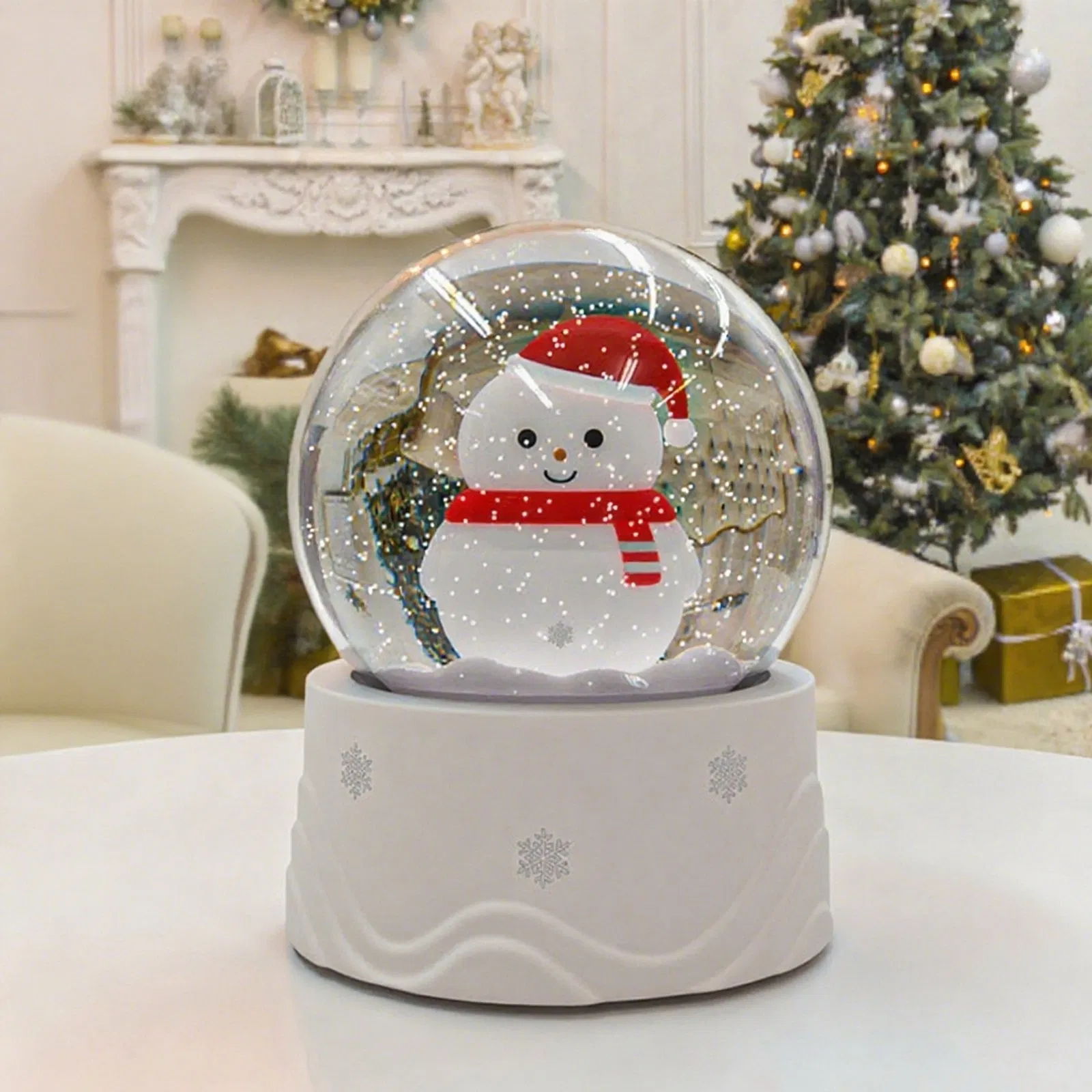 Светильник Crystal Ball K13 Snowman, перезаряжаемый