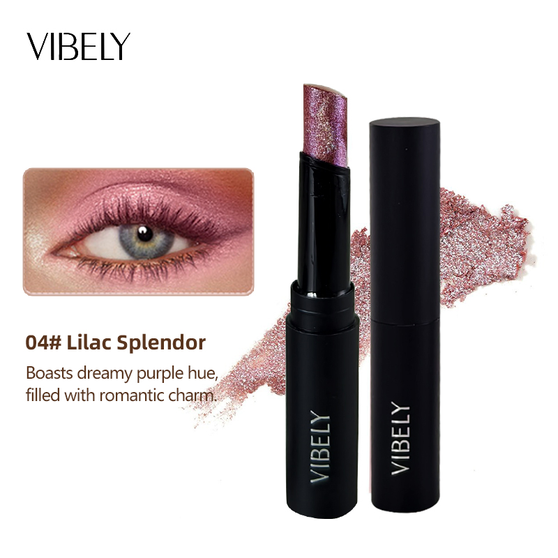 Private Label Waterproof Pearlescent Eye Shadow Pencil Shimmering Glitter Eyeshadow Stick