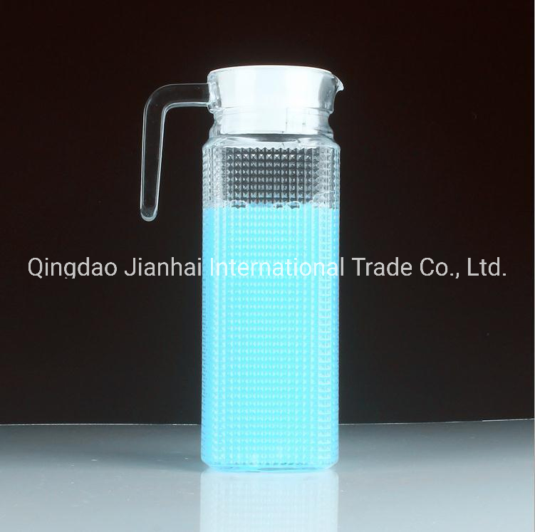 Low Price Wholesale Glass Cool Kettle Striped Pot / Beverage Kettle