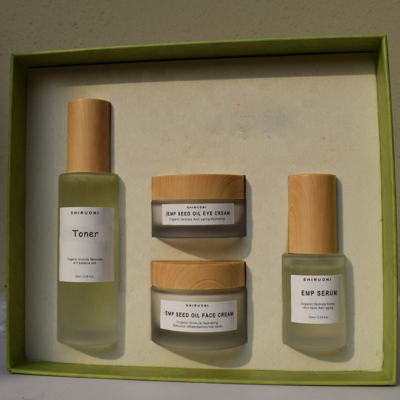 Private Label Natural Vegan Organic Green Skincare Anti Acne Cream Repair Treatment Moisturizing Tea Tree Skin Care Set