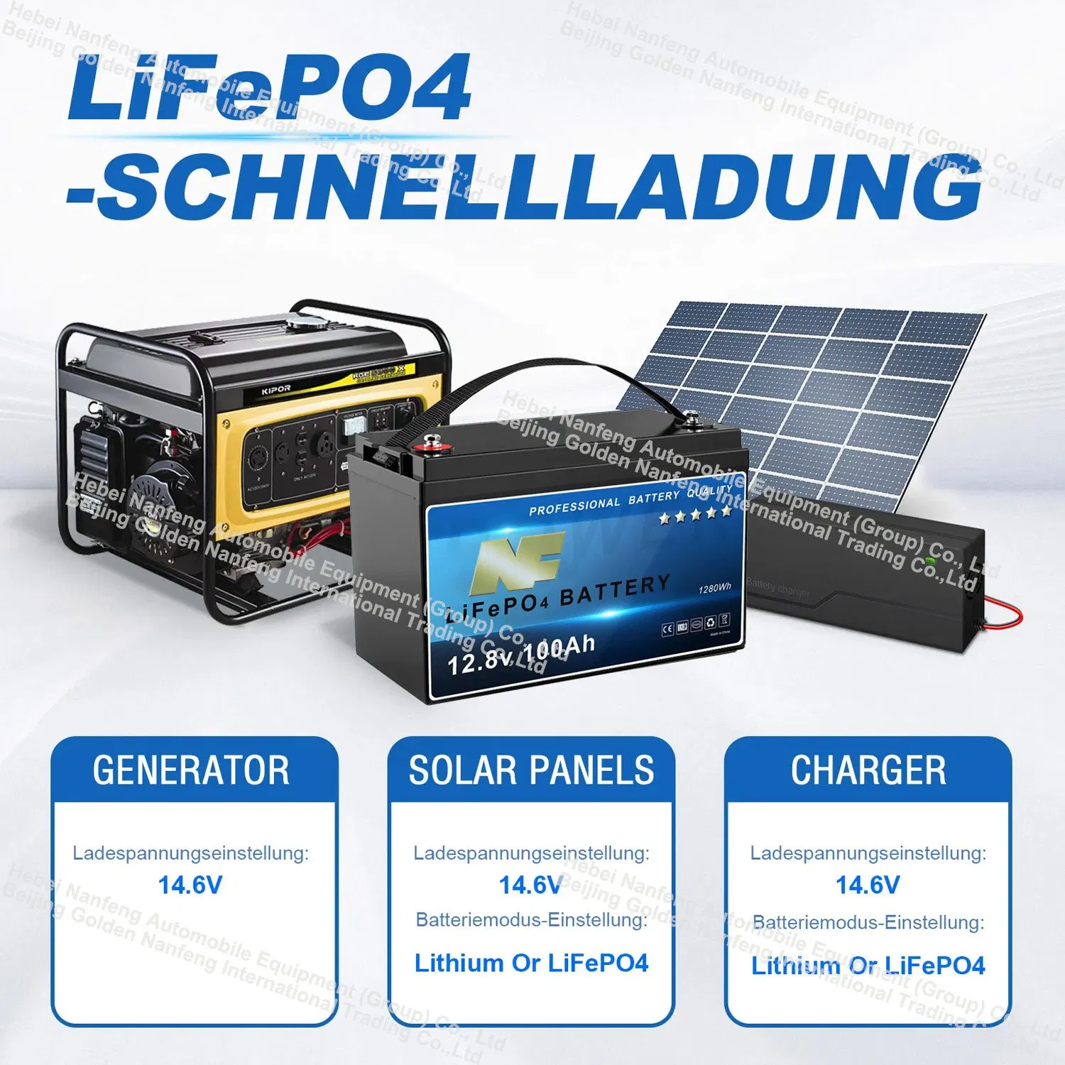LiFePO4 Battery 12V 100Ah Deep Cycle