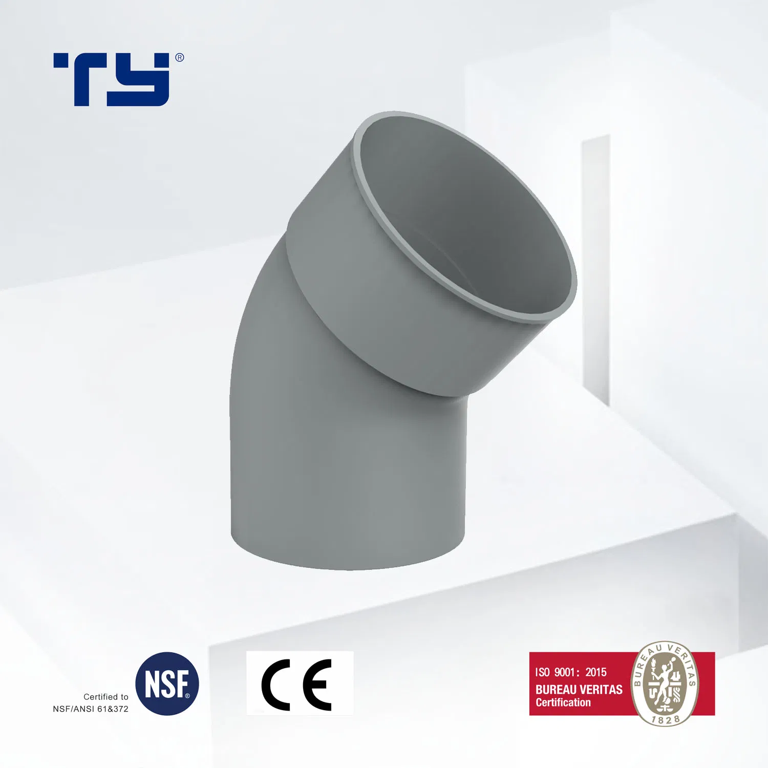 Germany Chinese Standard PVC Fitting Plastic Pipe Water Brands Plumbing Price List Manufacturer Cap