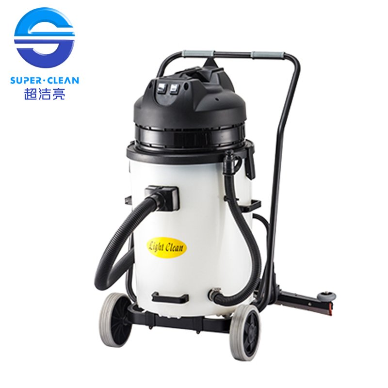 60L Plastic Tank Wet and Dry Vacuum Cleaner with Squeegee