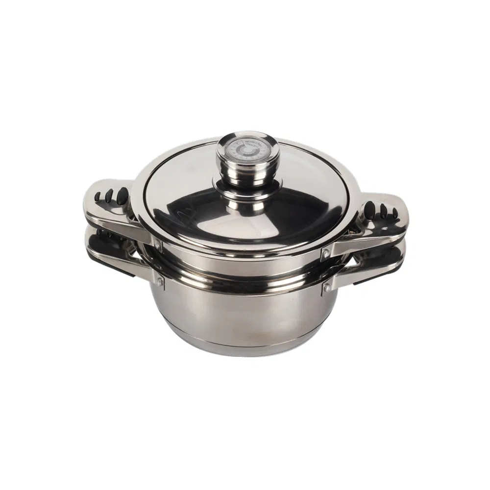 Кастрюля-пароварка Dutch Oven, 4 слоя, нержавеющая сталь