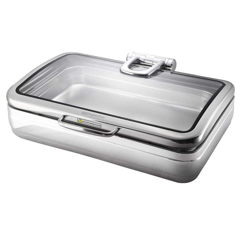 Restaurant Equipment Chafer Dishes Stainless Steel Oblong 9L Roll up Chafing Dish