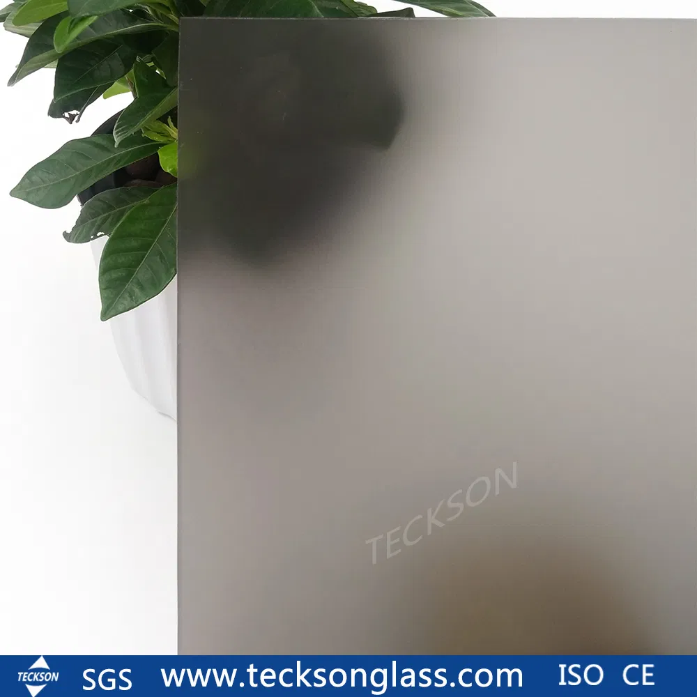 Milky Acid Etched Glass with High Quality for Building