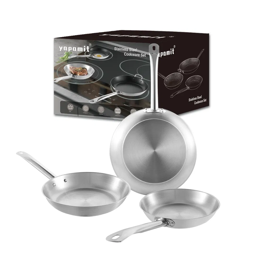 Сковорода 32 см антипригарная стальная коммерческая