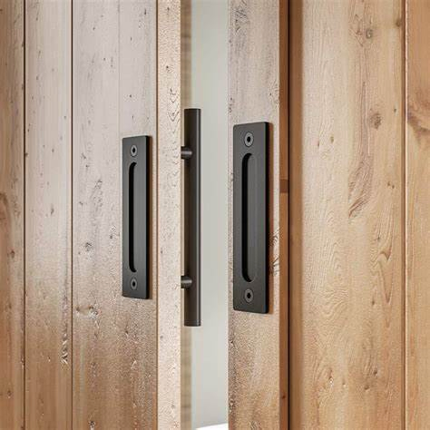 Stylish Barn Door Handle Hardware for Carbon Furniture Hardware Factory Price