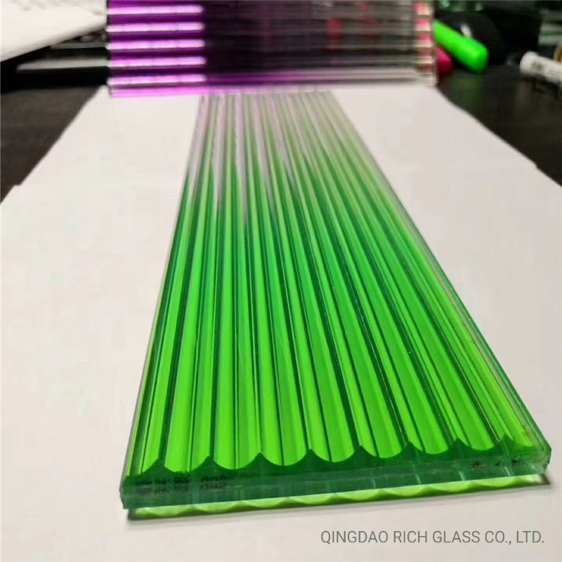 3mm 4mm 5mm 6mm Customized Size China Supplier Clear and Colored Mistlite Nashiji Patterned Glass