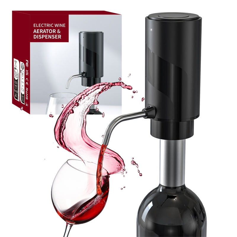 Lithium Battery Wine Aerator Auto Electric Pourer Wine Aerator Dispenser