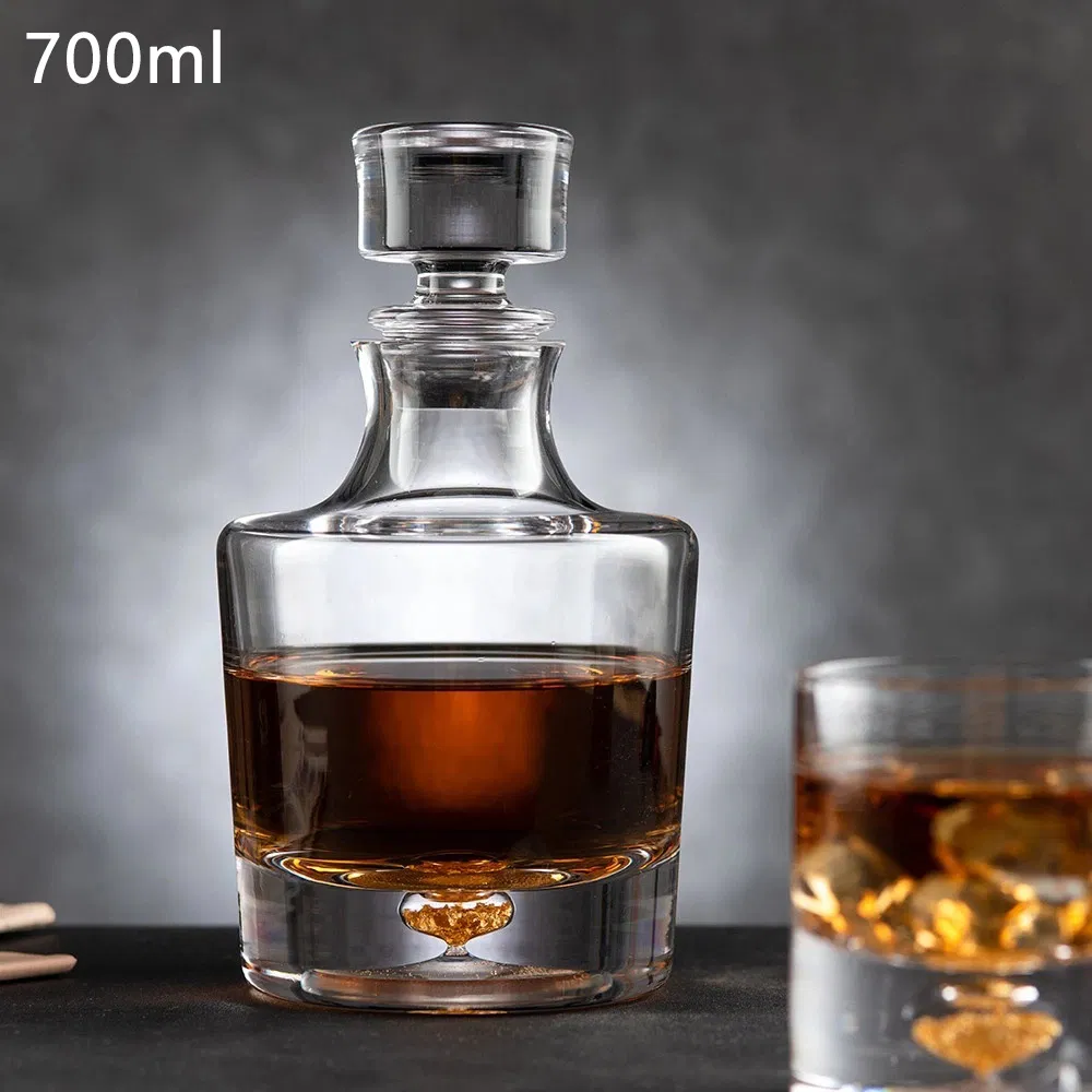 650ml Empty Liquor Spirits Glass Premium Whisky Fruit Wine Glass Bottles for Vodka Gin