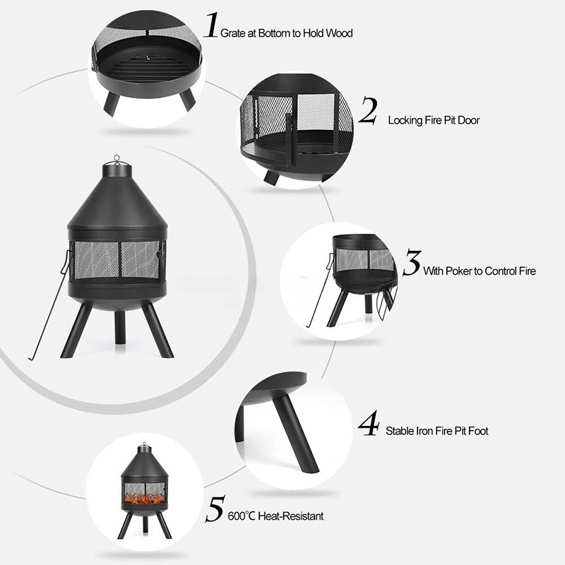 Great Quality Multi-Function Steel Electric Heat-Resisting Garden Outdoor Furniture Patio Heaters