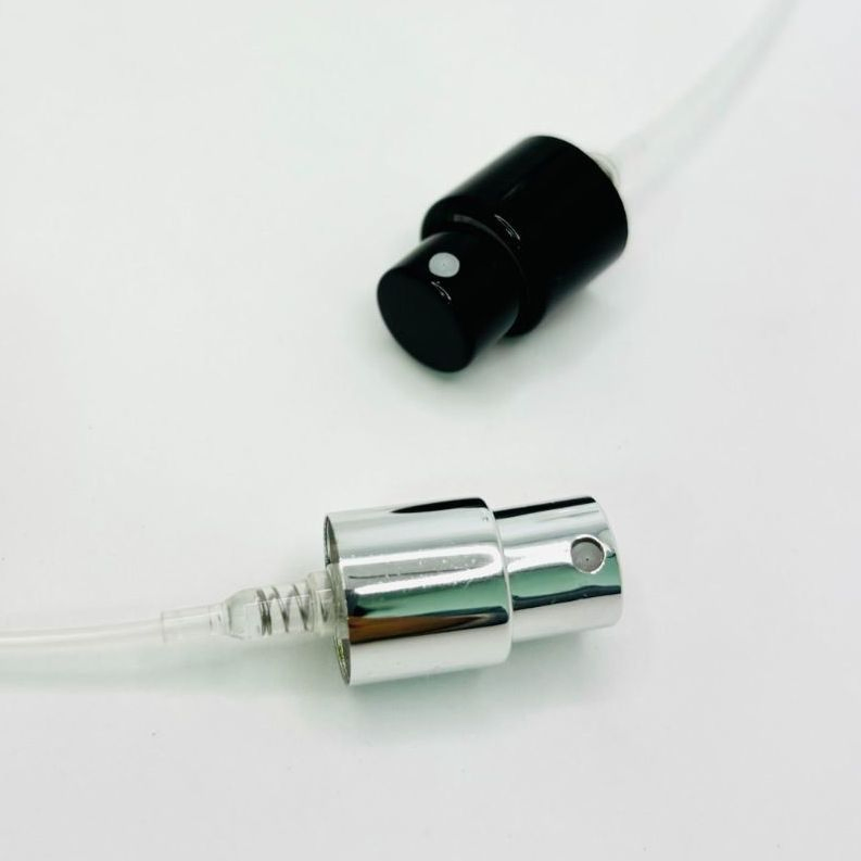 Cosmetic Packing Aluminium Mini Screw Sprayer Pump for 13mm Caliber Perfume Bottle