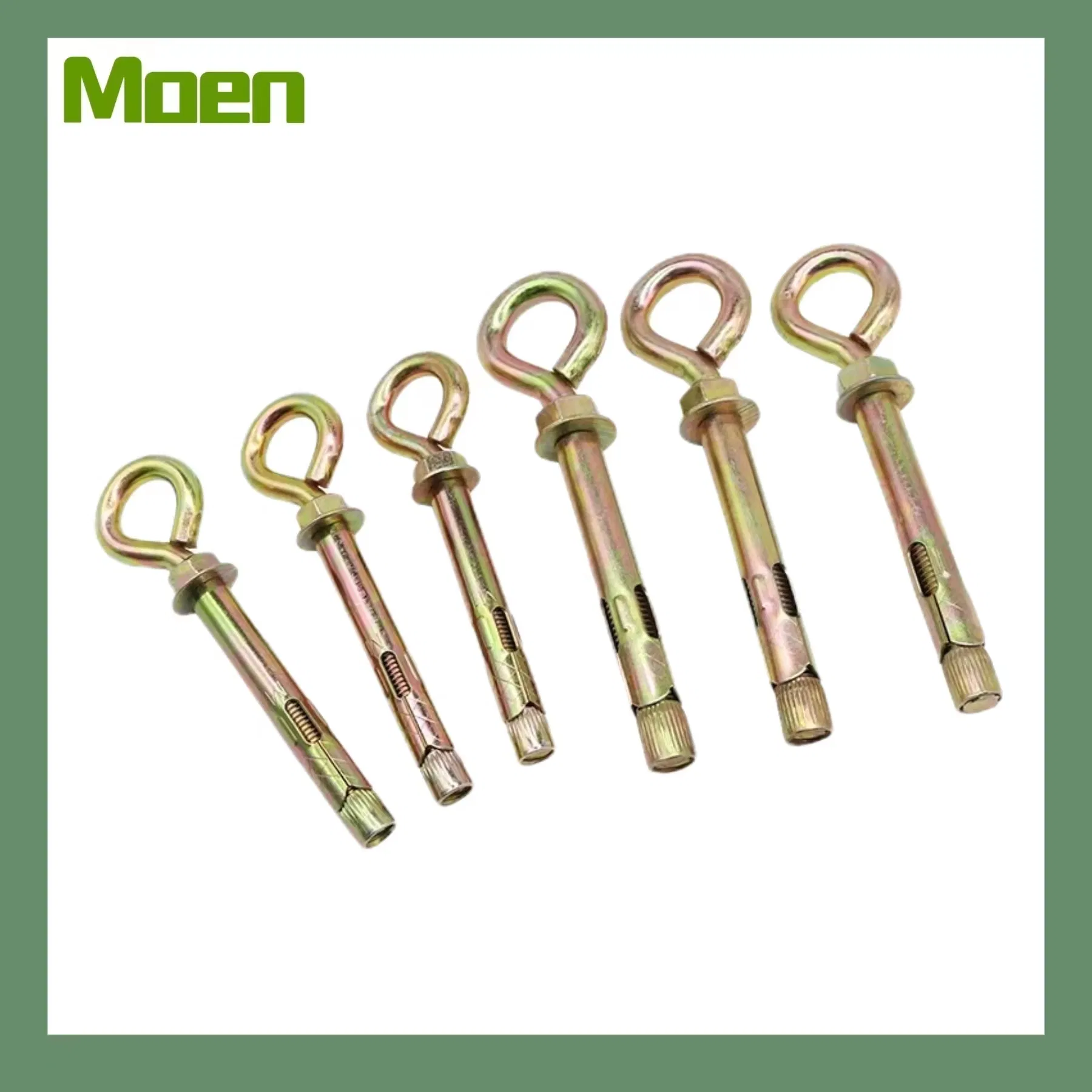 Анкерный болт с гильзой и проушиной, оцинкованный, желтый