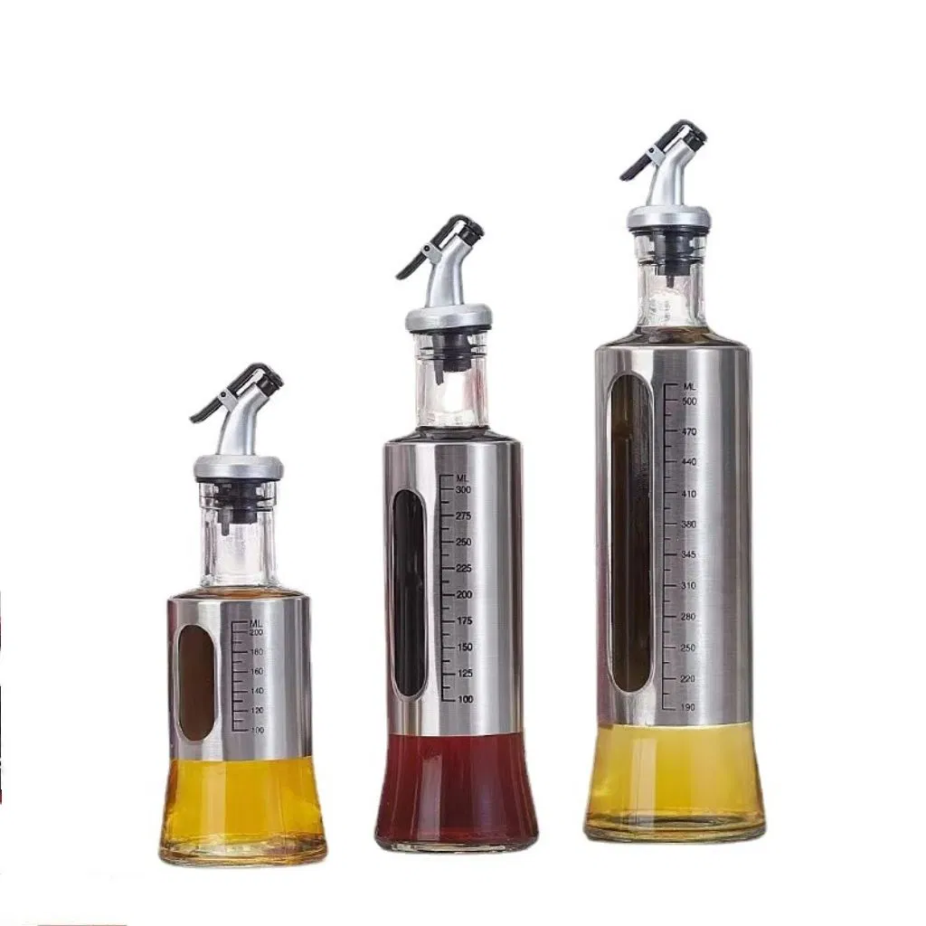 Transparent Manufacturer Low Price Essential Glass Oil and Vinegar Dropper Bottles with Nozzle Cap