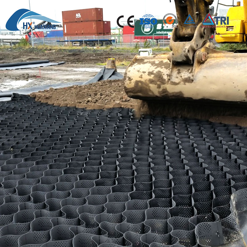 Gravel Honeycomb HDPE Geocell for Retaining Wall Slope and Road Repair