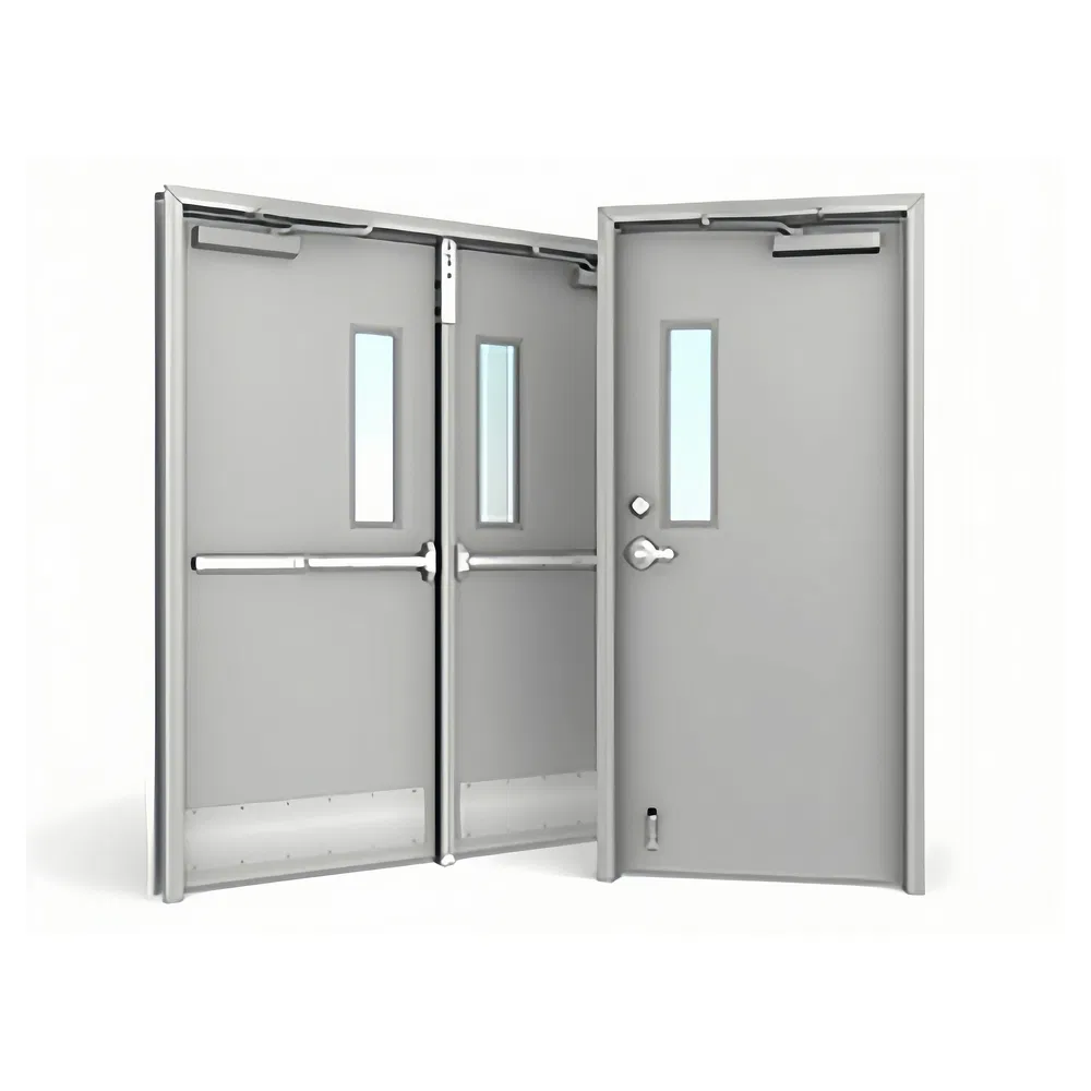 Excellent Anti-Theft Performance Steel Fire Rated Entry Door for Public Buildings