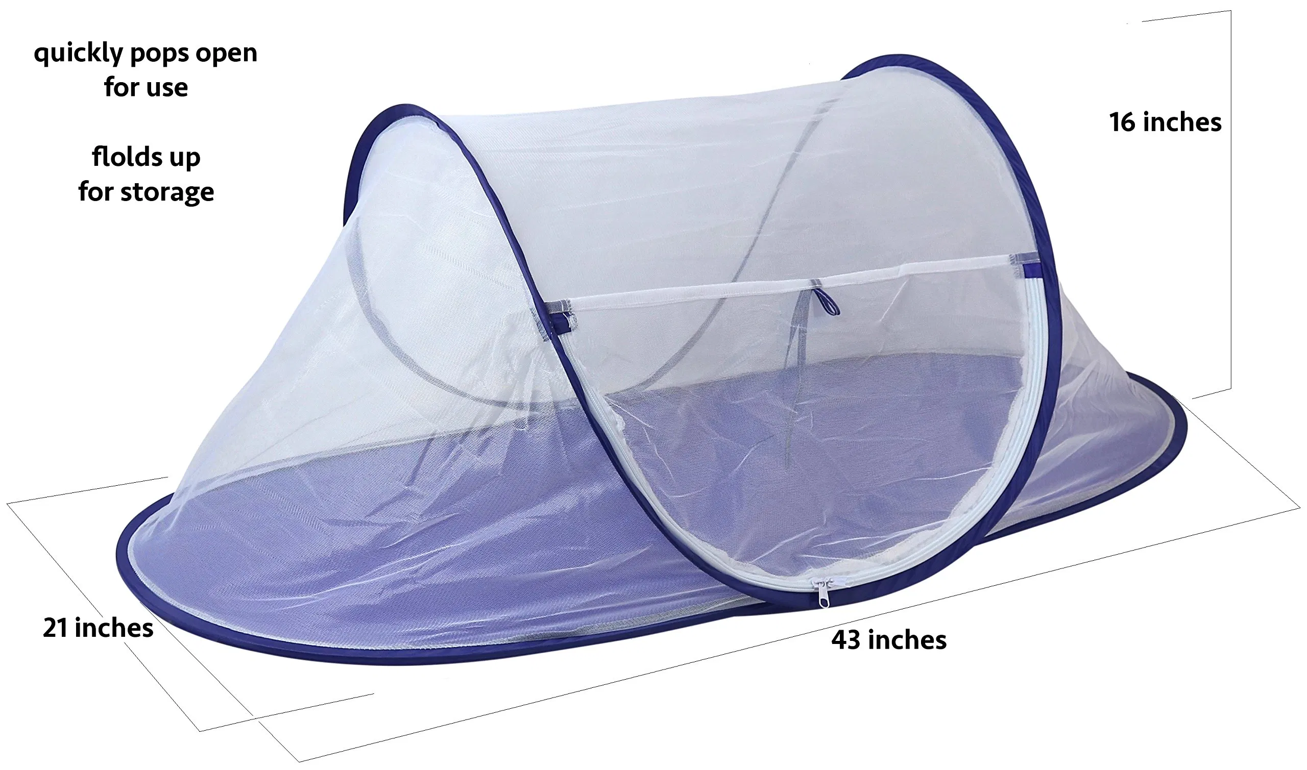 Portable Jumbo Folding Mesh Wind Resistant Food Tent Cover Mosquito Net