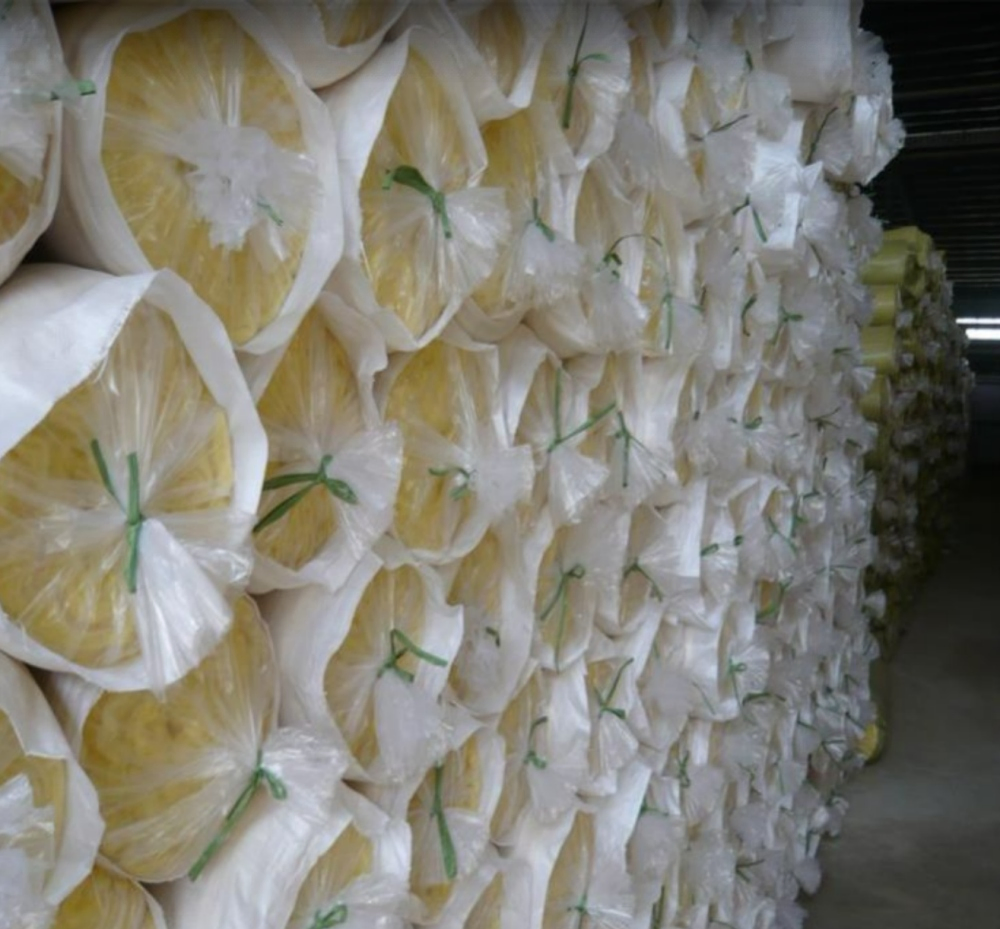 Thermal Fireproof Resistant Mineral Heat Acrylic Insulation Yellow Building Material Rock Cotton with Aluminum Foil Fiberglass Fire Roll Glass Wool Blanket