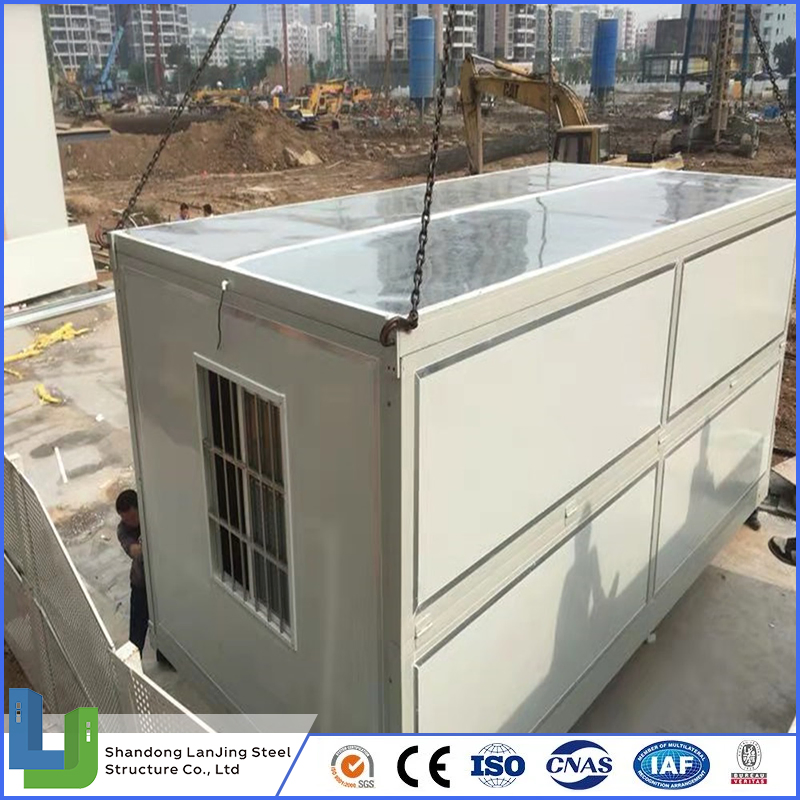 Mobile Foldable Container Preinstalled Electrics Steel Building Home for Sale