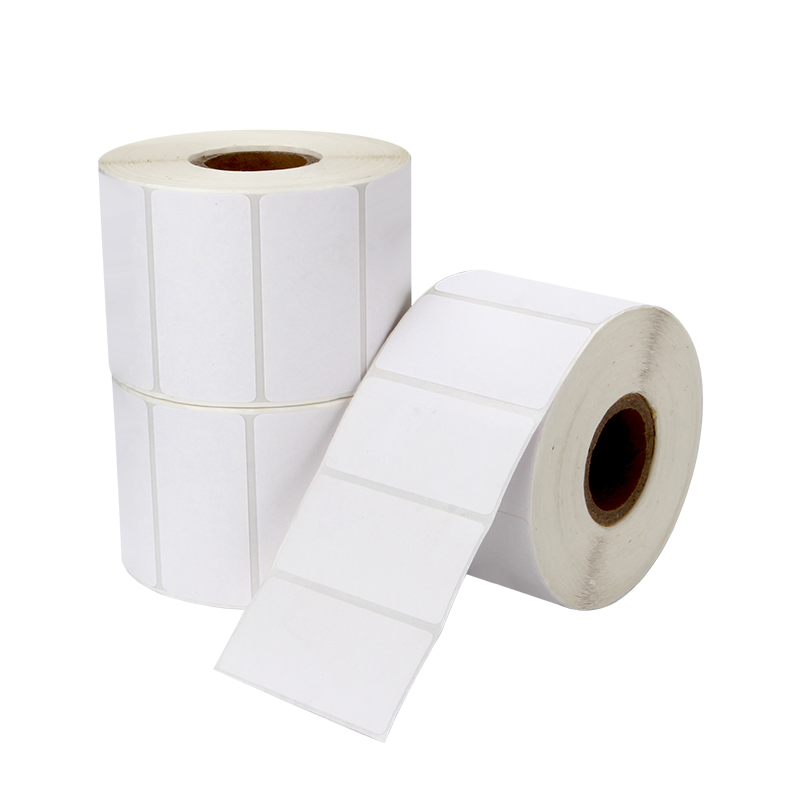 White Blank Woven Carton Box with Removable Labels for Shipping