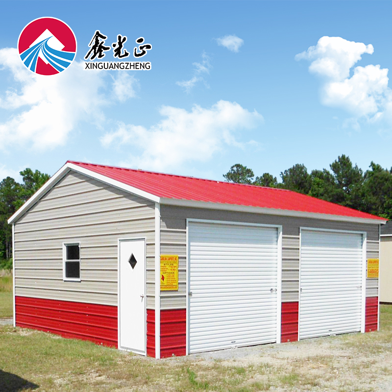 CE Certificate Low Cost Outdoor Warehouse Car Garage Storage Garden Shed for Sale