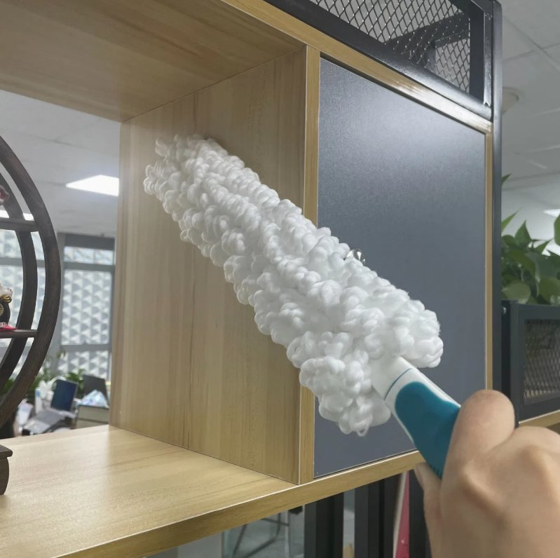 Customized Household Electrostatic Duster Kit with Rotatable PP Handle Soft Flexible Dusting Tool for Car Cleaning