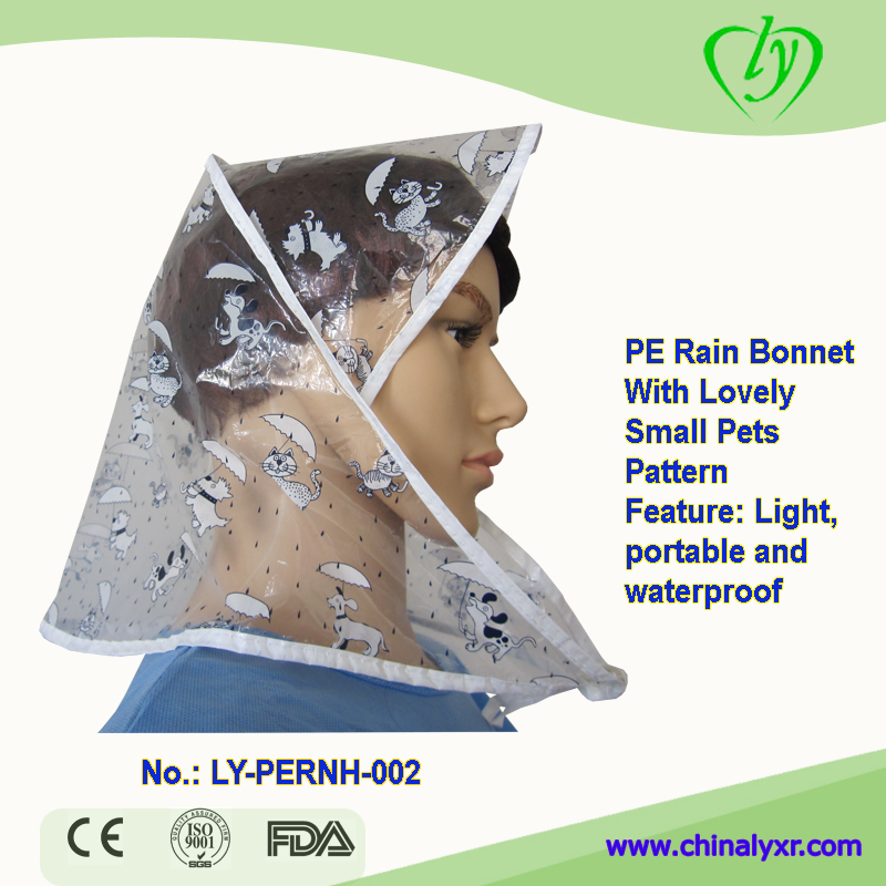 PE Red Edge Pure Color Rain Cap