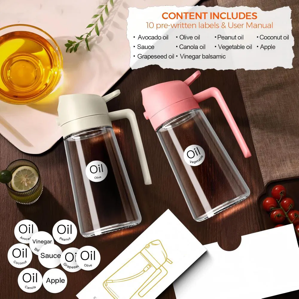 16oz Olive Oil Sprayer Bottle for Cooking and Barbecue