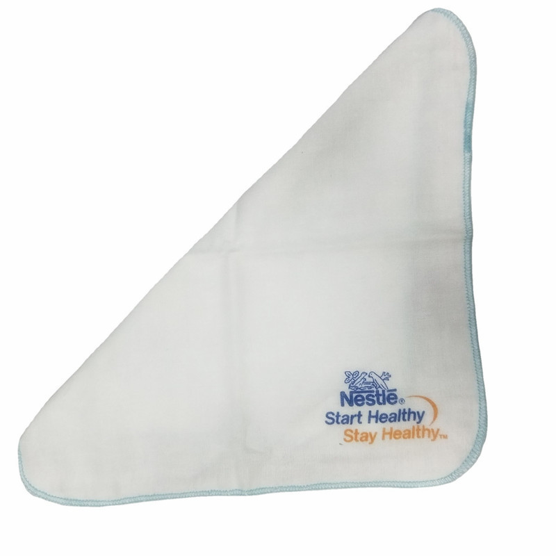 Factory - Made Kids' Gauze Drool Towels, Logo Printable