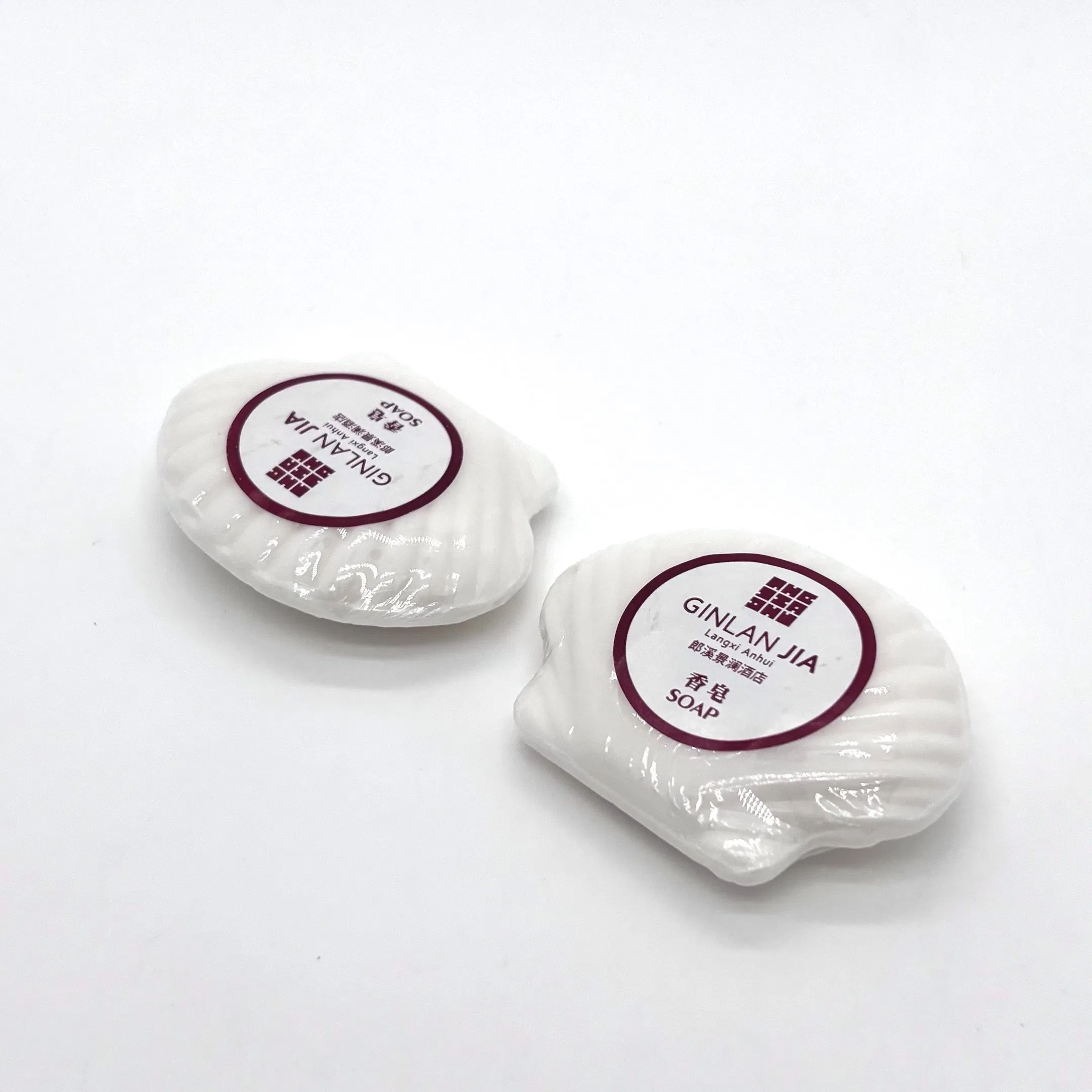 20g White Shell-Shaped Soap Ocean Breeze Fragrance Plastic Wrap Packaging 03