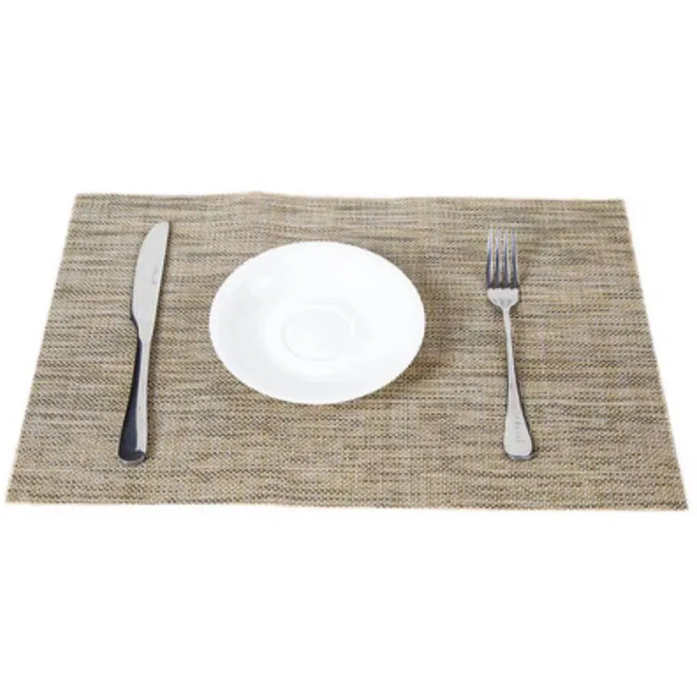 Eco Friendly Resistant Washable PVC Food Serving Placemat Luxury Wedding Decoration Table Mats