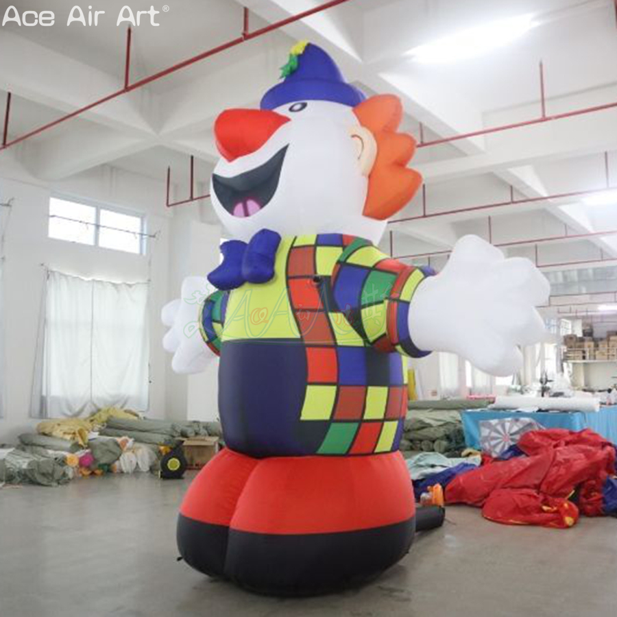 Giant Inflatable Clown Mascot, Inflatable Cartoon Figure for Carnival & Kids Party Prop, Commercial Event
