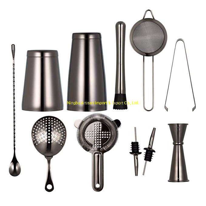 Manufacturer Hot Sale Stainless Steel Suit Martini Bar Cocktail Shaker