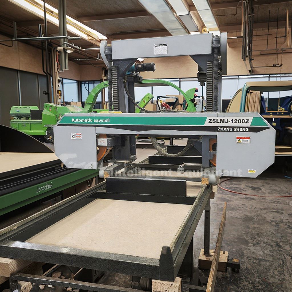 Ленточная пила по дереву универсальная стационарная