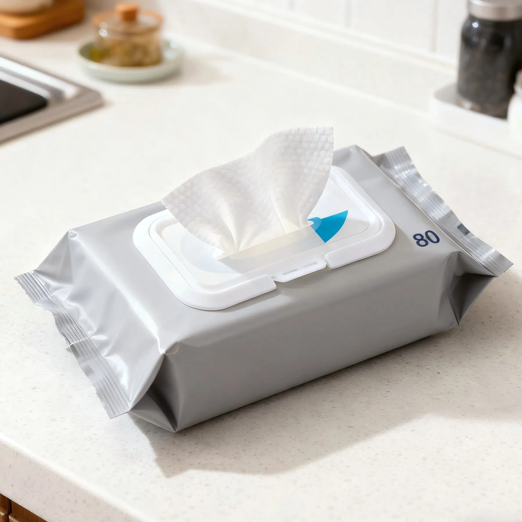 70% Isopropyl Alcohol for Medical Grade Disinfection Premium Antibacterial Wipes