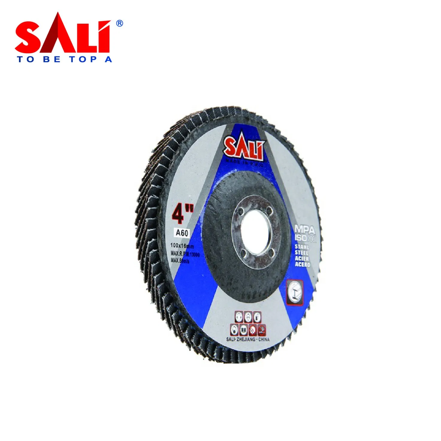 Sali Calcined Aluminum Oxide Coated Abrasive Flap Disc
