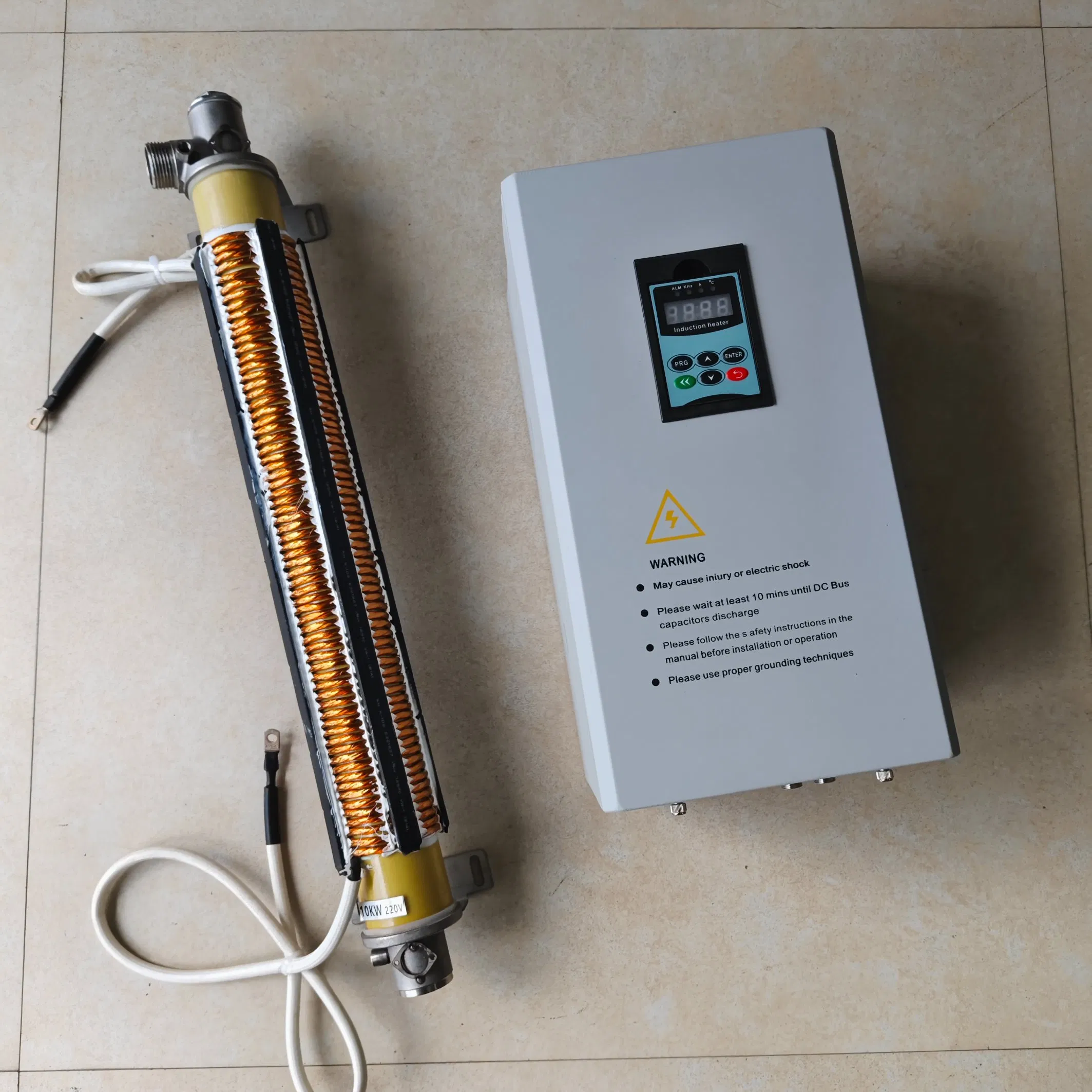 8kw High Efficiency Intelligent Air-Cooled Magnetic Induction Heater Complete Machine