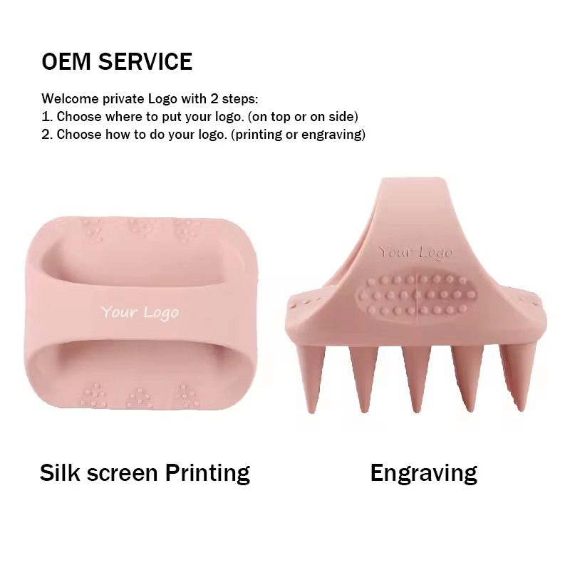 Массажная щетка для кожи головы и мытья волос