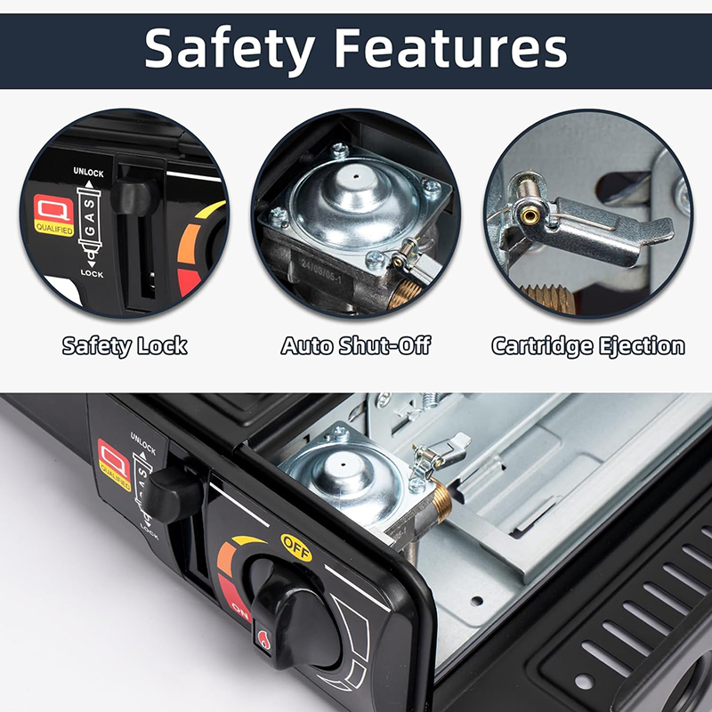 Single Copper Firing Head Outdoor Stove Portable Gas and Small Gas Cylinder Gas Stove