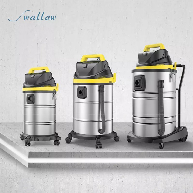 1600W Industrial Vacuum Cleaner High-Power Vacuum with Large Suction Decoration Dry or Wet Multiple-Use