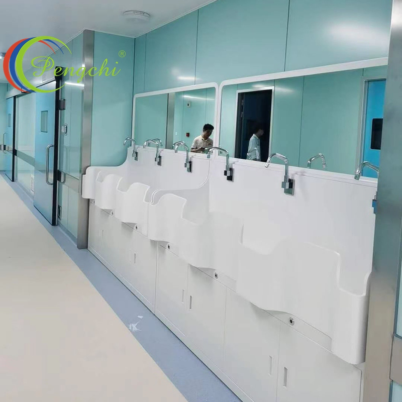Automatic Sensor Operating Room Medical Handwashing Sink 304 Stainless Steel Touchless
