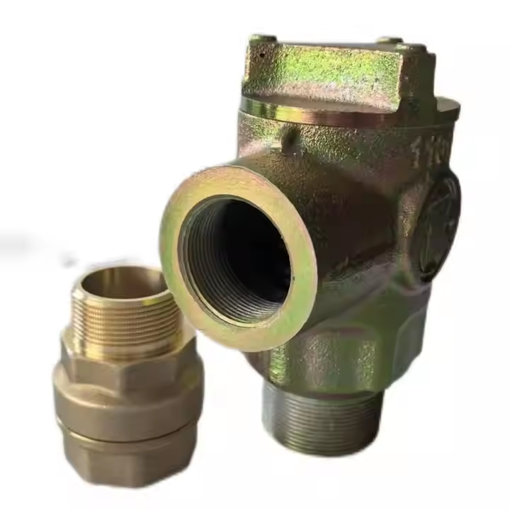 Brass Double Pipe Elbow Coupling Union Sanitary Fitting for Gas Station