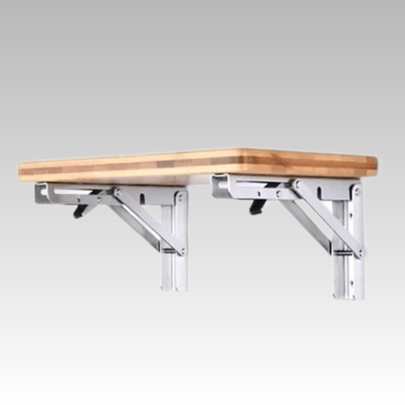 Folding Shelf Brackets Heavy Duty Stainless Steel Wall Mounted